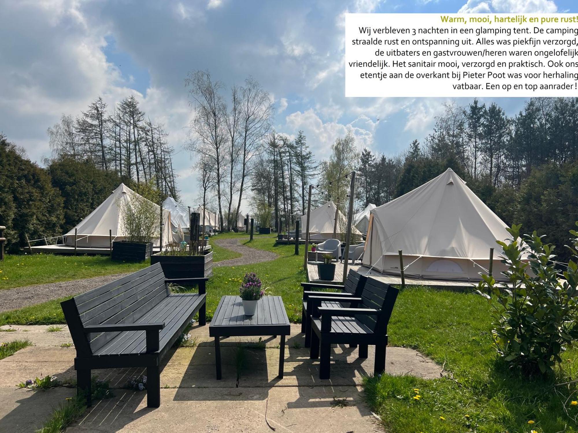 Glamplodge Met Prive Sanitair Luxury tent Blesdijke